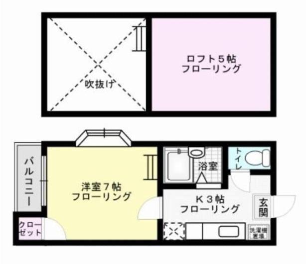 Hakata East Loft Apartment: Near Subway and Airport Fukuoka  Exterior photo